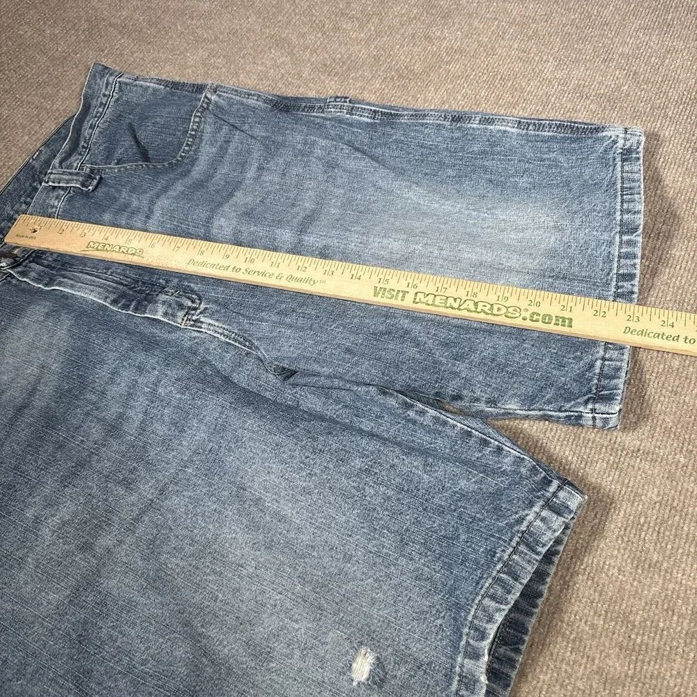Wrangler Jean Shorts Mens 42 Relaxed Blue Denim Carpenter‎ Baggy Skater Workwear